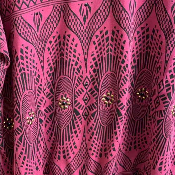 Pink tunic  SIZE 1X EUC by DG2 - Picture 3 of 7